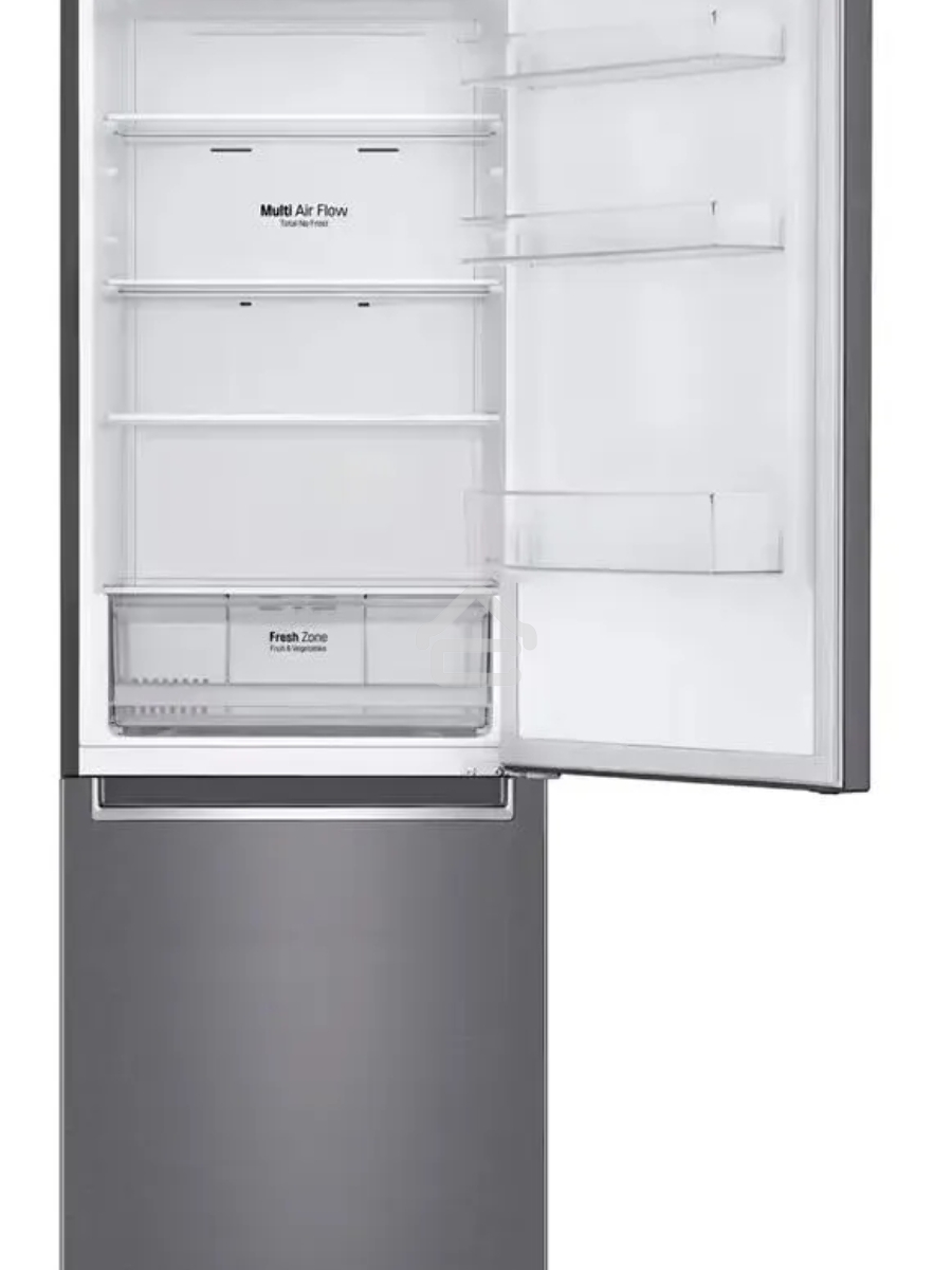Холодильник LG GC-B459SLCL графит двухкамерный инвертер 247/127л морозилка снизу, No Frost