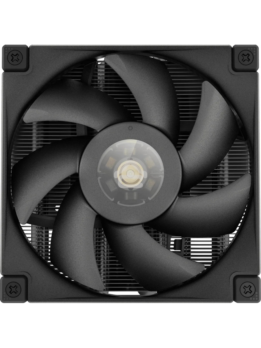 Кулер для процессора DEEPCOOL AN400 черный, 92 мм, алюминий/медь, 2950 об/мин, 23.2 дБ, 4 pin, 150 Вт, 52.5 мм