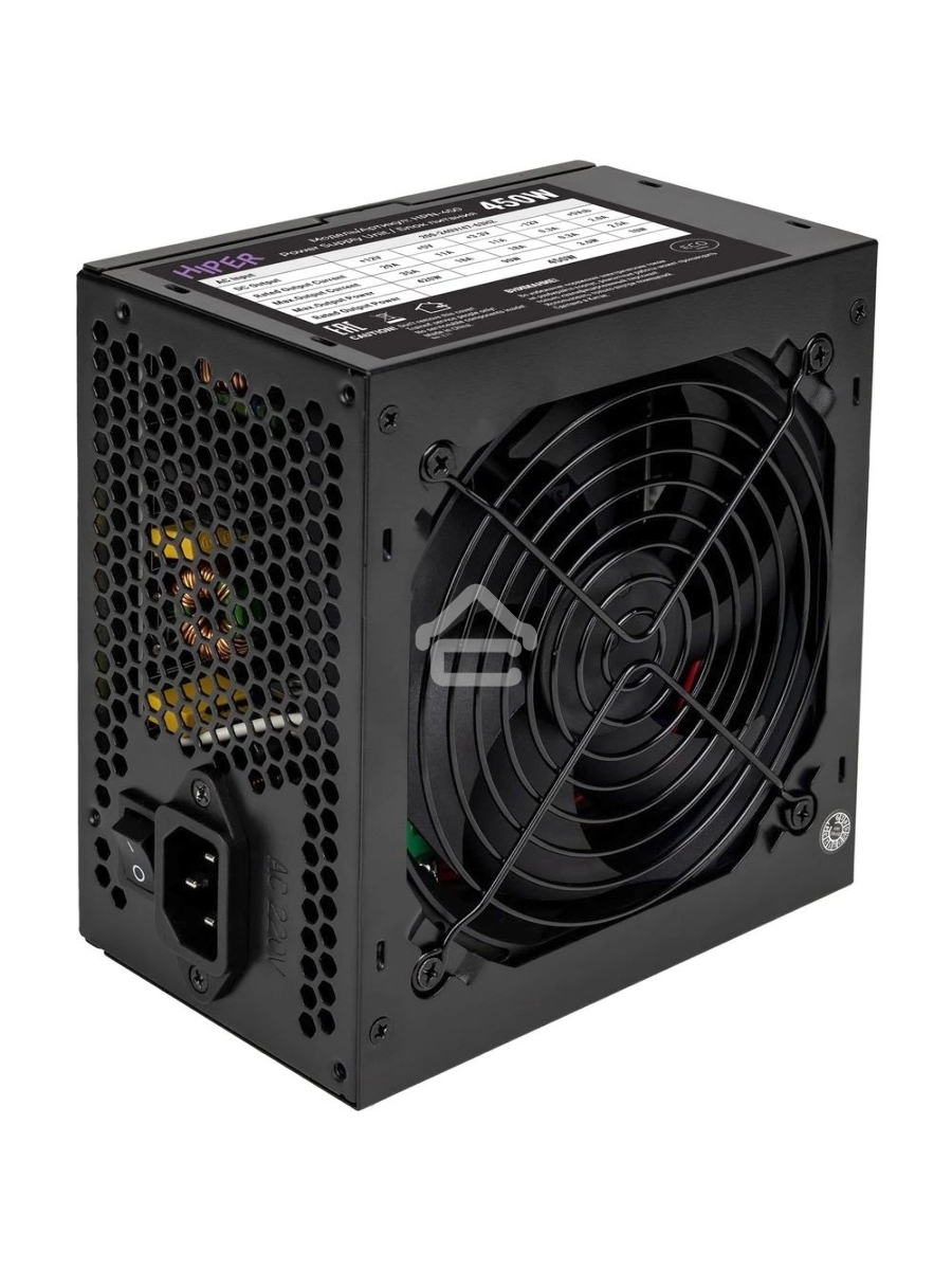 Блок питания  HIPER ECO HPN-450, 450Вт, 120мм, черный