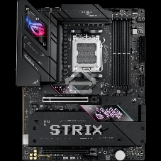 Материнская плата ASUS ROG STRIX B850-E GAMING WIFI, AM5, AMD B850, 4xDDR5, 4xSATA, 5xM.2, 1xPCI-E 5.0 x16, 1xPCI-E 4.0 x16, 1xRealtek 5Gb Ethernet, 1xUSB-C 4, 1xUSB-C 20Gbps, 6xUSB-A 10Gbps, 4xUSB-A 2.0, 3x3.5 мм, 7.1, ATX