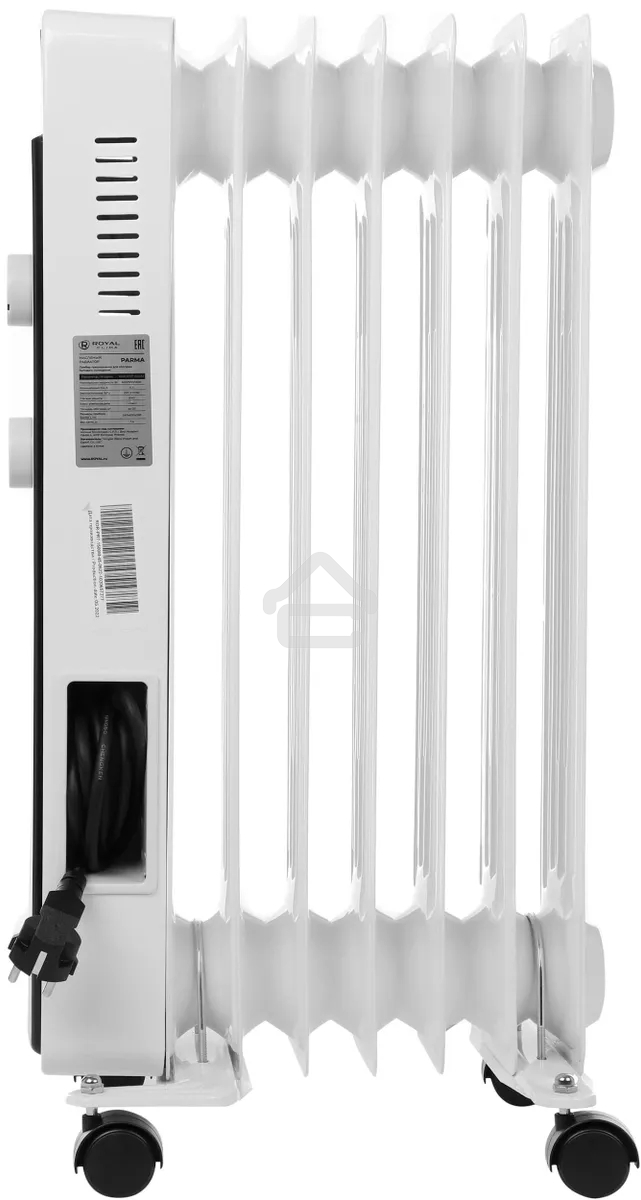 Радиатор масляный Royal Clima PARMA ROR-PR7-1500M 1500Вт белый/черный