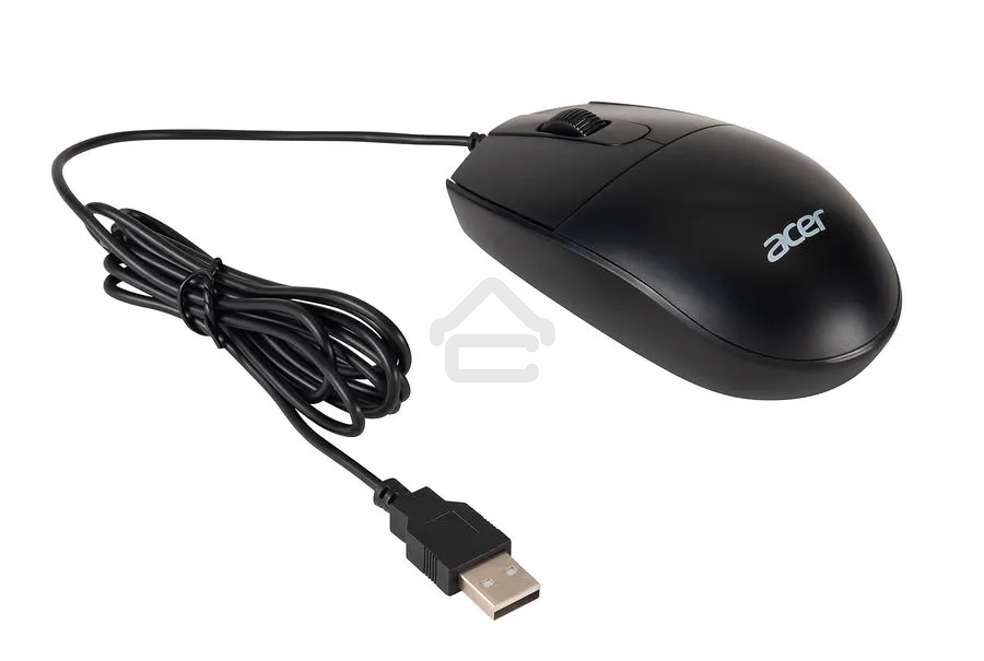 Клавиатура + мышь Acer OMW141 клав:черный мышь:черный USB
