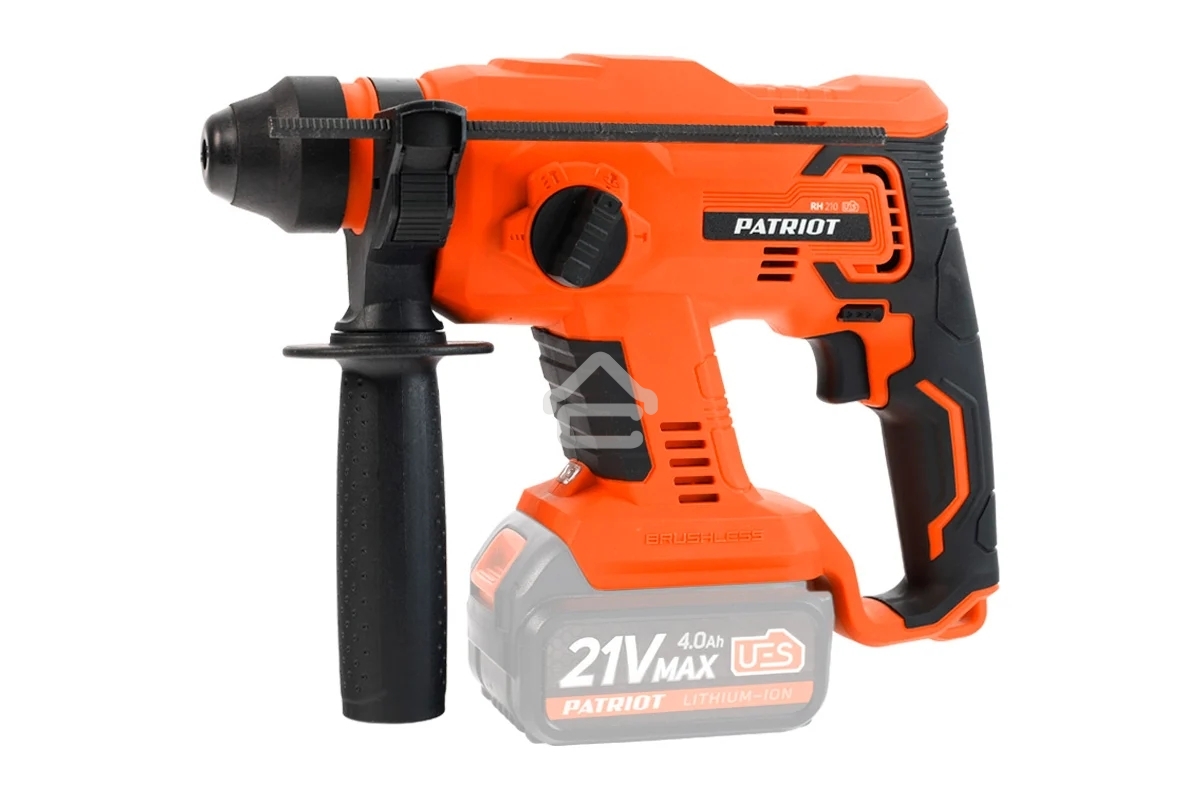 Перфоратор Аккумуляторный Бесщеточный Patriot RH 210Li UES, 1,7Дж, 0-1400об/мин., 0-4500уд/мин. (без аккумулятора и зарядного устройства)