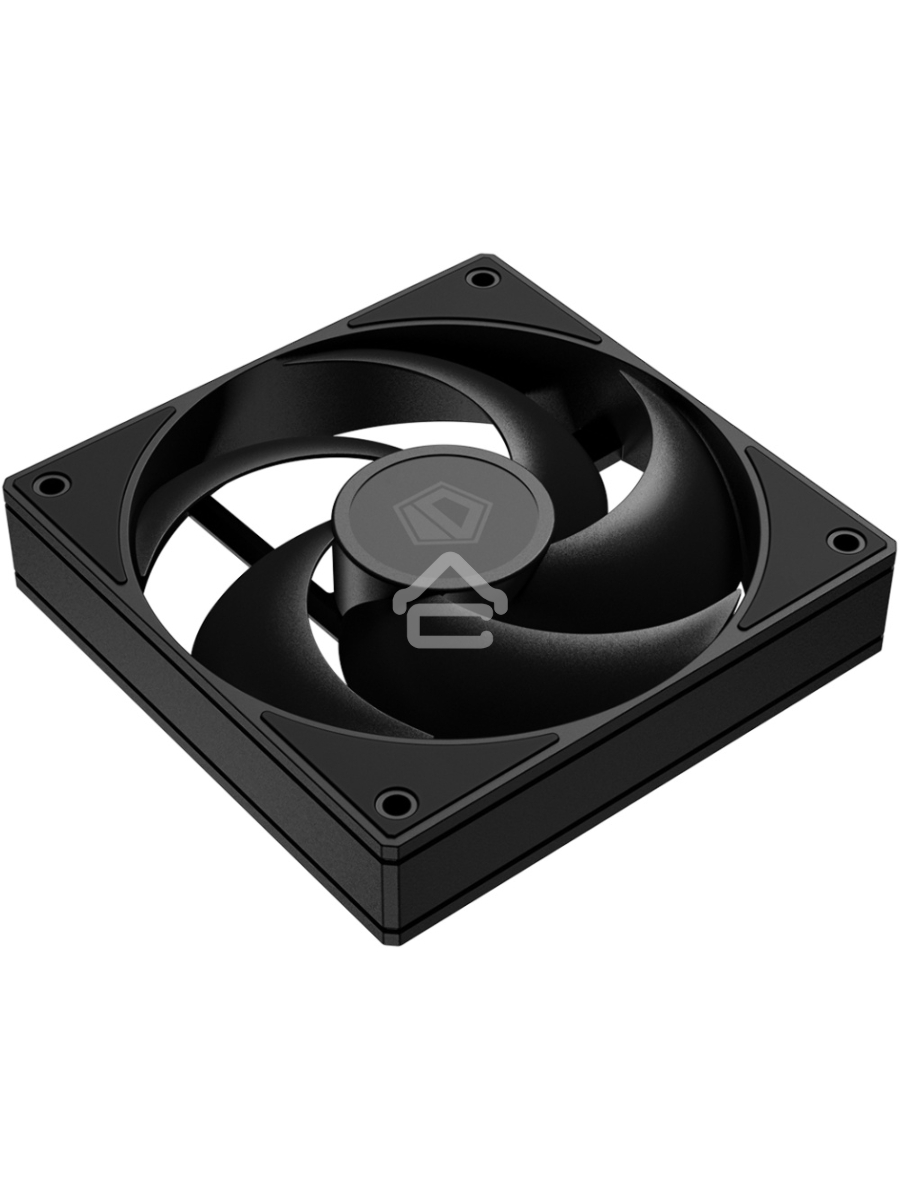 Вентилятор для корпуса ID-Cooling AS-120-K черный, 120 мм, 2000 об/мин, 27.2 дБ, 4 pin