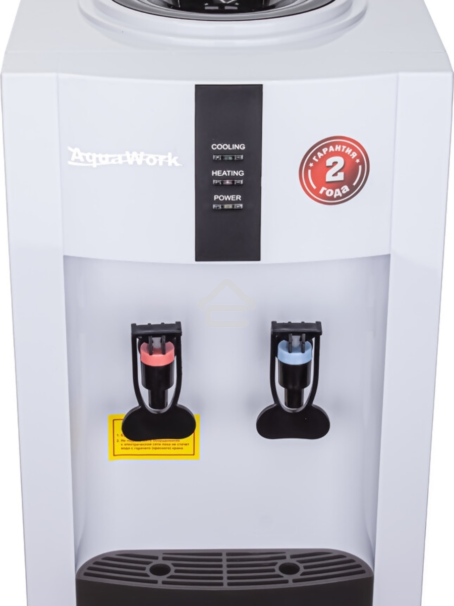 Кулер Aqua Work 16LR напольный компрессорный белый/черный