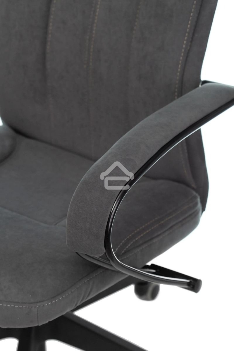 Кресло руководителя Бюрократ CH-608 Fabric темно-серый Alfa 44 крестовина пластик