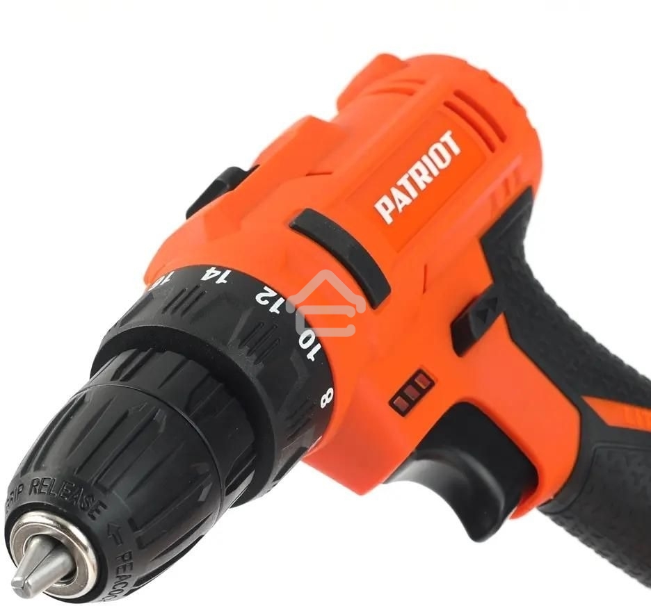 Дрель-шуруповерт Patriot BR 187UES, Аккумуляторная, 18В, 2 АКБ, Кейс