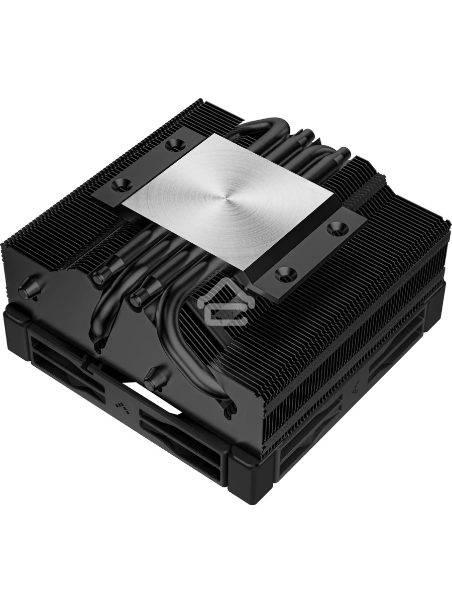 Кулер для процессора DEEPCOOL AN400 черный, 92 мм, алюминий/медь, 2950 об/мин, 23.2 дБ, 4 pin, 150 Вт, 52.5 мм