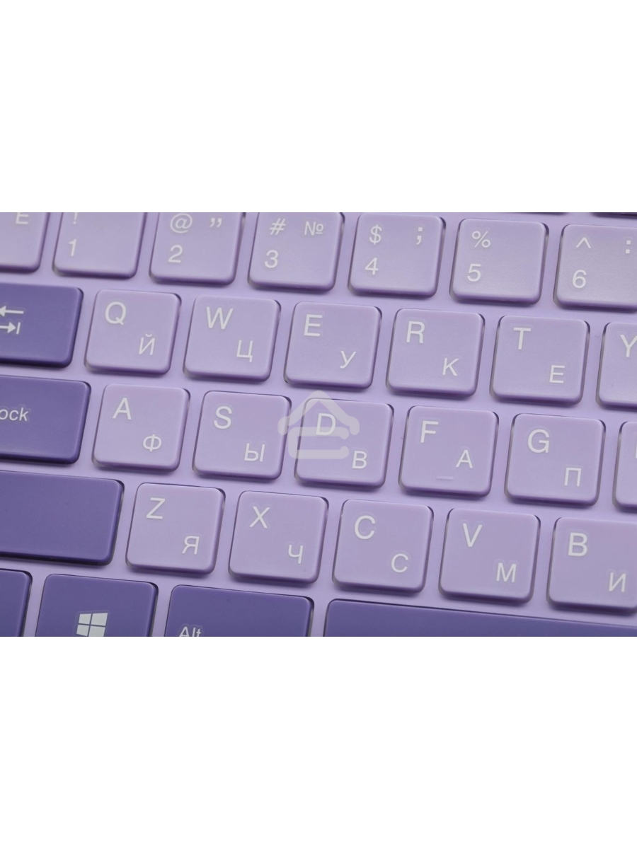 Клавиатура + мышь Acer OCC205 беспроводной USB, 1200 dpi, фиолетовый