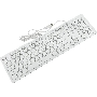 Клавиатура Oklick 420MRL [1091227] проводная, USB, белый