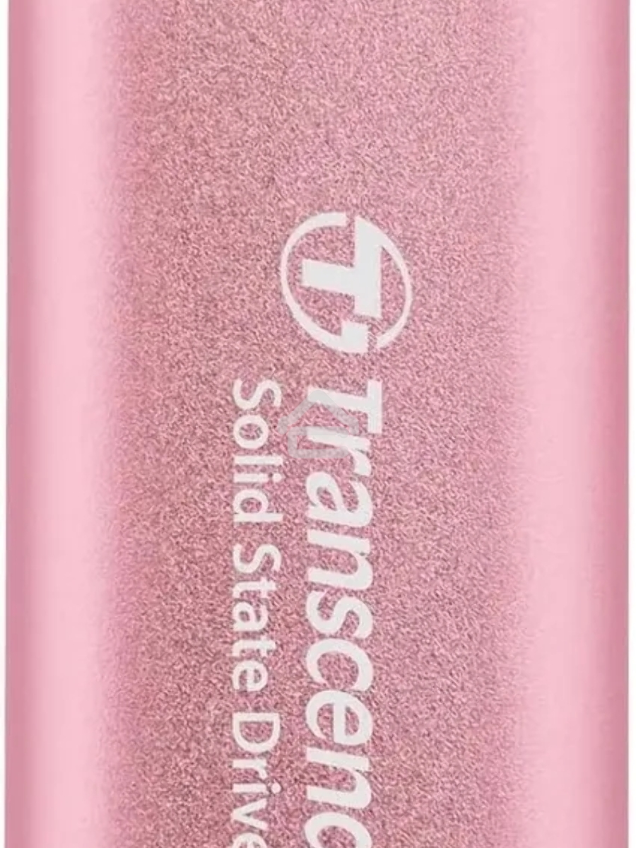 Внешний накопитель SSD Transcend 512Gb ESD300 <TS512GESD300S> (USB3.2 gen 2, Type C, 1050/950Mbs, 3D NAND, 60x20x7.8mm, 9g) розовый