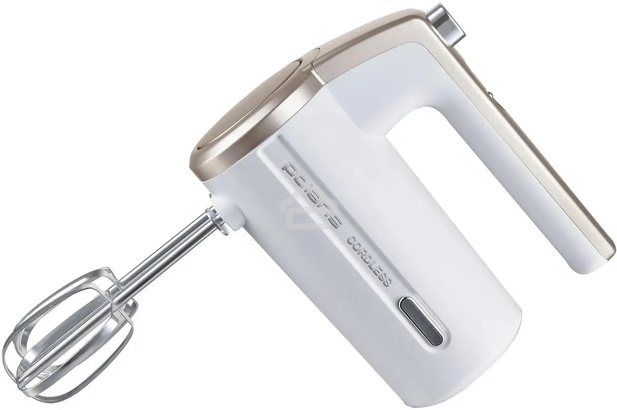 Миксер Polaris PHM-2024 CordLess беспроводной (200вт,3 скор.режима) белый