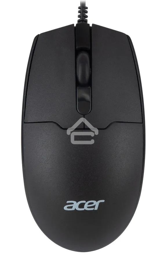 Мышь проводная Acer OMW126 черный, 1200 dpi, USB, кнопки - 3