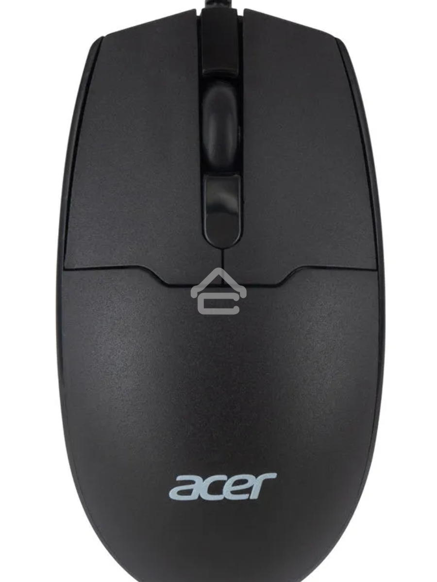 Мышь проводная Acer OMW126 черный, 1200 dpi, USB, кнопки - 3