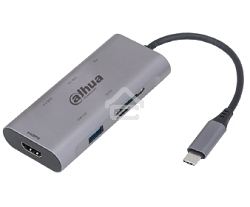 USB-концентратор Dahua 7 in 1 USB 3.1 Type-C to USB 3.0 + HDMI + SD/TF + PD Docking Station