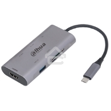USB-концентратор Dahua 7 in 1 USB 3.1 Type-C to USB 3.0 + HDMI + SD/TF + PD Docking Station
