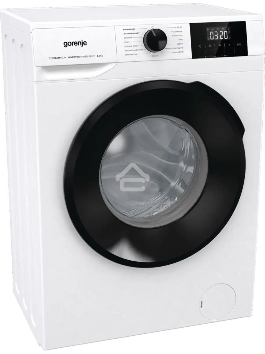 Стиральная машина Gorenje W1NGPI72SBS/C белый, загрузка фронтальная 7 кг, 1200 об/мин., класс: А