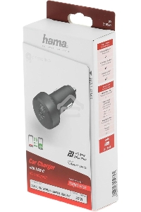 Автомобильное зар./устр. Hama H-210569 1.67A+3A+2.22A PD универсальное черный