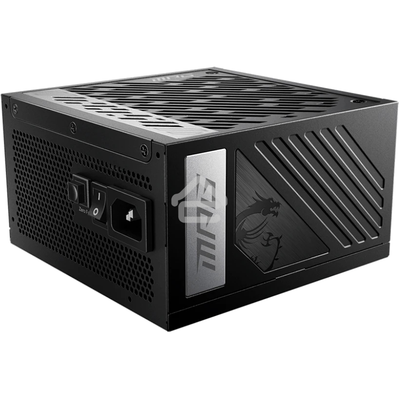 Блок питания MSI MPG A1000G RTL, 1000Вт, 80 PLUS Gold, модульный, RTL