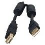 Кабель 5bites  UC5011-030A USB2.0, AM/AF, зол.разъемы, ферр.кольца, 3м., черный