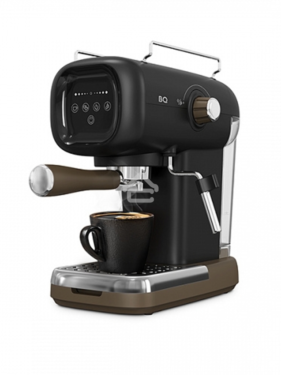 Кофеварка эспрессо BQ CM2005 черный, исп. кофе - молотый, 0.6 л, 1100 Вт, 20 Бар.