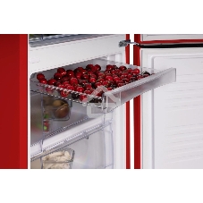 Холодильник Nordfrost NRB 162NF R красный двухкамерный 205/105 л морозилка снизу