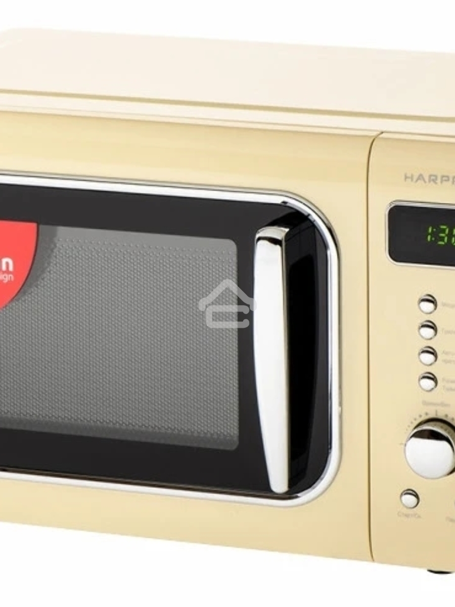 Микроволновая печь HARPER HMW-20ST04 CREAMY бежевый, 20 л, 700 Вт, переключатели - кнопки/поворотный механизм