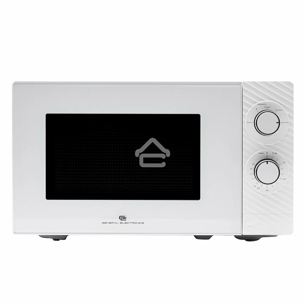Микроволновая печь General Electronics 20L SOLO белая GE-MS120W 700W