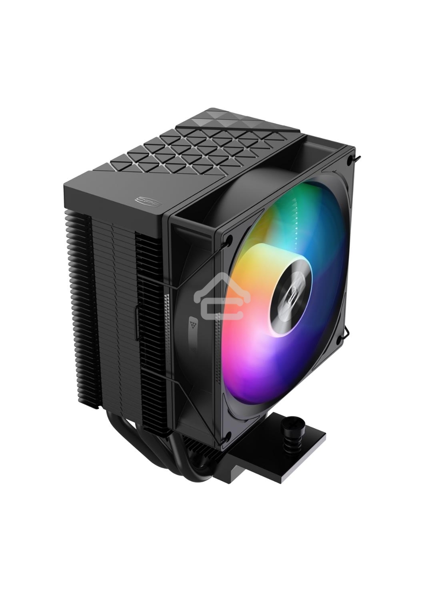 Кулер для процессора PCCooler R300 ARGB BK черный 92мм алюминий+медь 2200rpm 30db 4-pin 150W 133мм