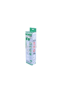 Бытовой удлинитель PowerCube, 3р с/з вык.,3USB, 3500 Вт, 16А, 1.9 м, 3*1,0 (белый) PC-5-2M