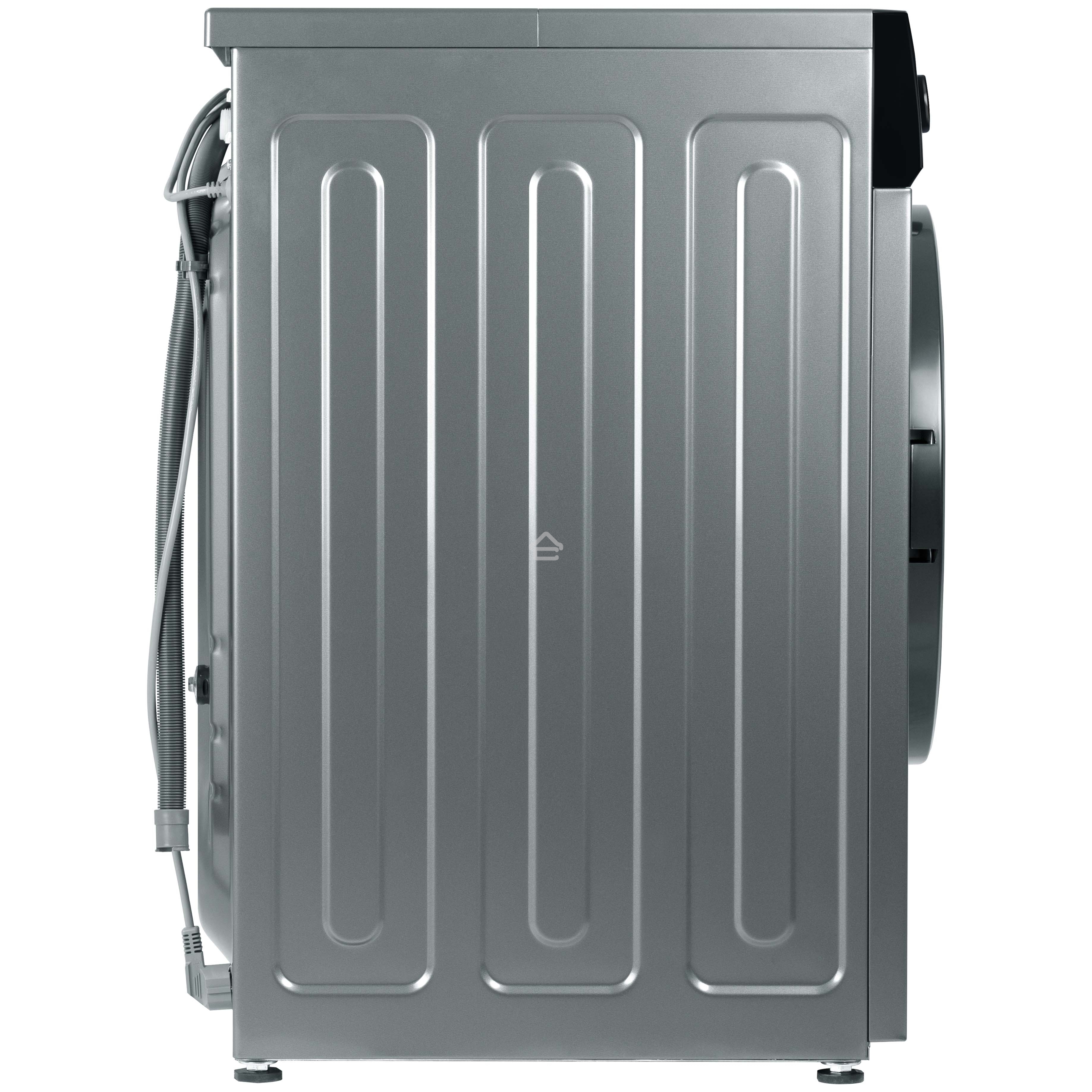 Стирально-сушильная машина Бирюса WMD-SM812/03 M металлик, загрузка фронтальная 8 кг, 1200 об/мин, класс: А+++