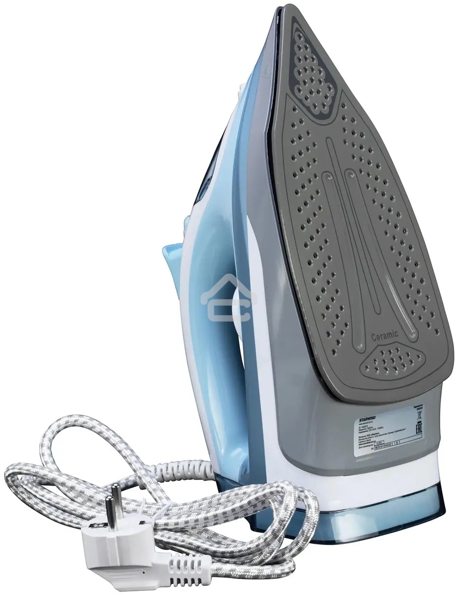 Утюг Starwind SIR2650 2600Вт голубой/белый