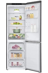 Холодильник LG GC-B459SLCL графит двухкамерный инвертер 247/127л морозилка снизу, No Frost