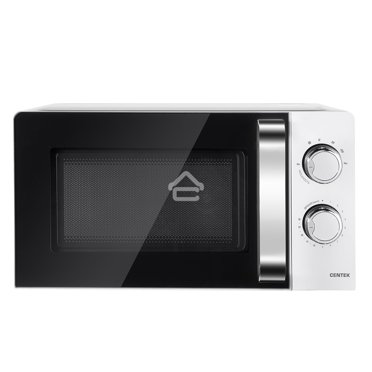 Микроволновая печь Centek CT-1575 белый, 20 л, 700 Вт, поворотный механизм