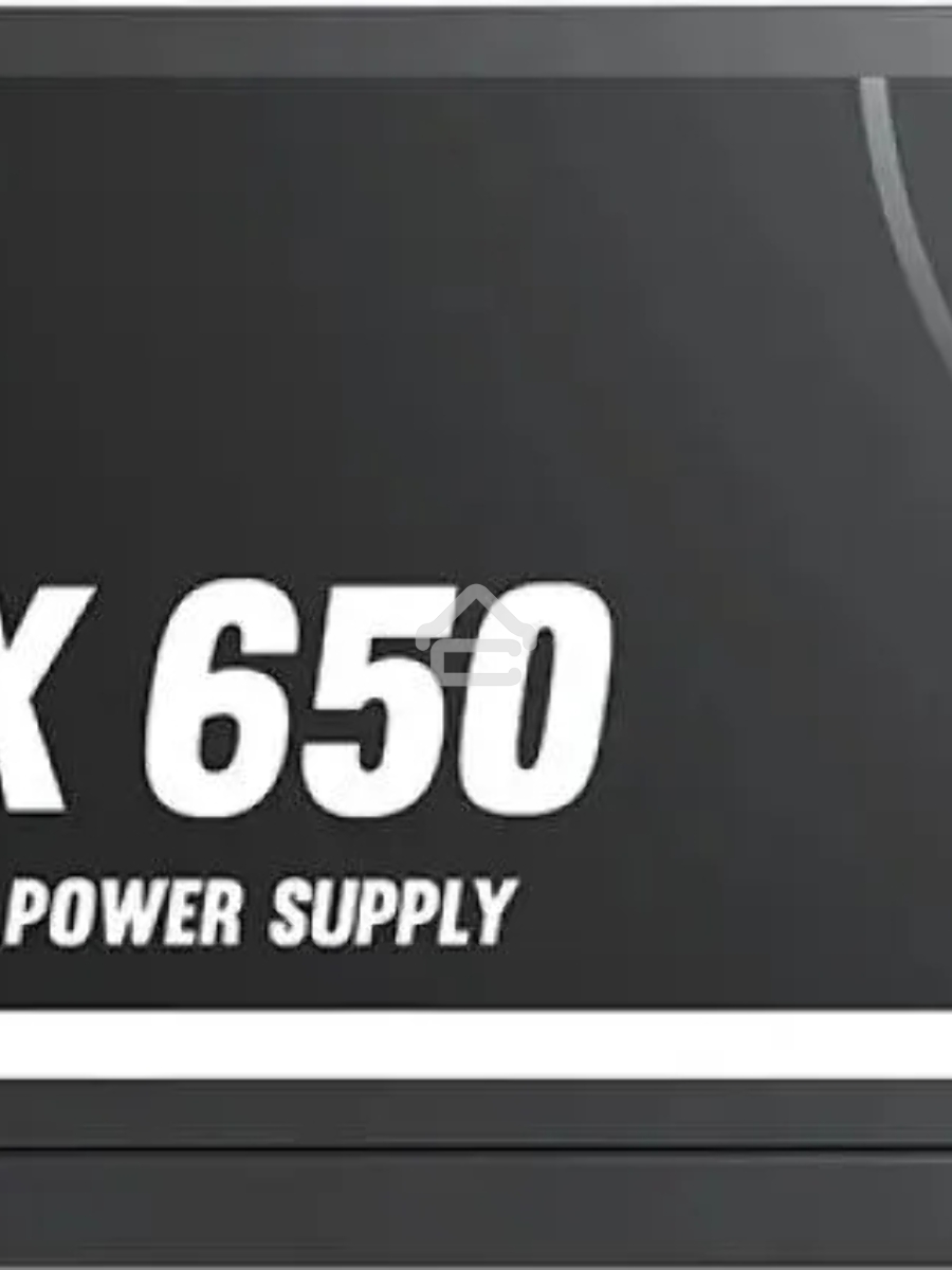 Блок питания Montech APX 650 (XWYA11-650W), 650 Вт, 80 PLUS WHITE, 120 мм, немодульный, чёрный