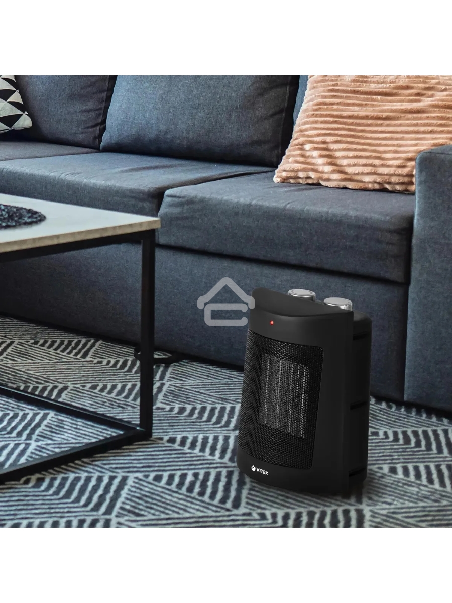 Тепловентилятор Vitek Midnight VT-2064 1800Вт черный