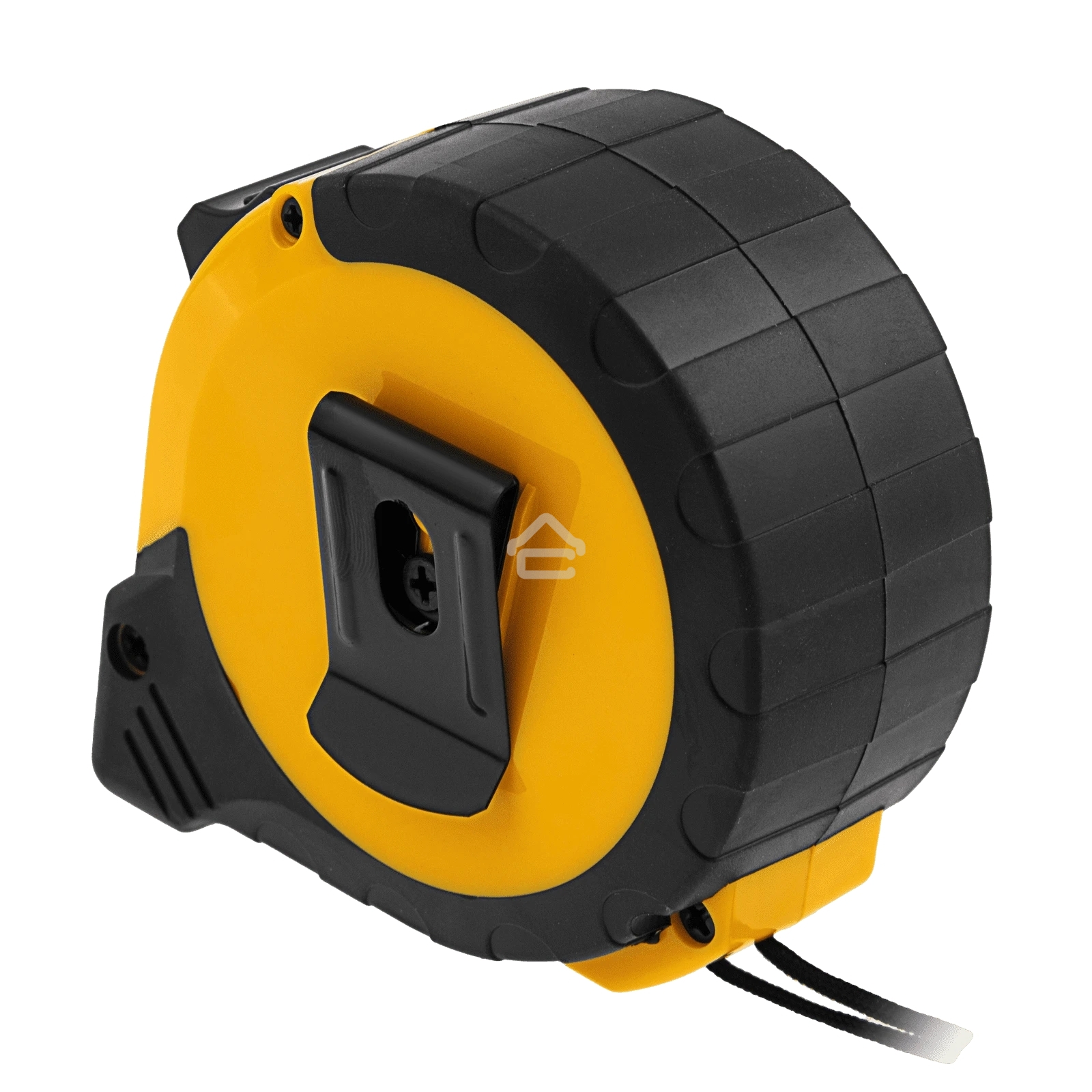 Рулетка Denzel 8м х 25мм, двухкомп. корпус, кнопка-пауза