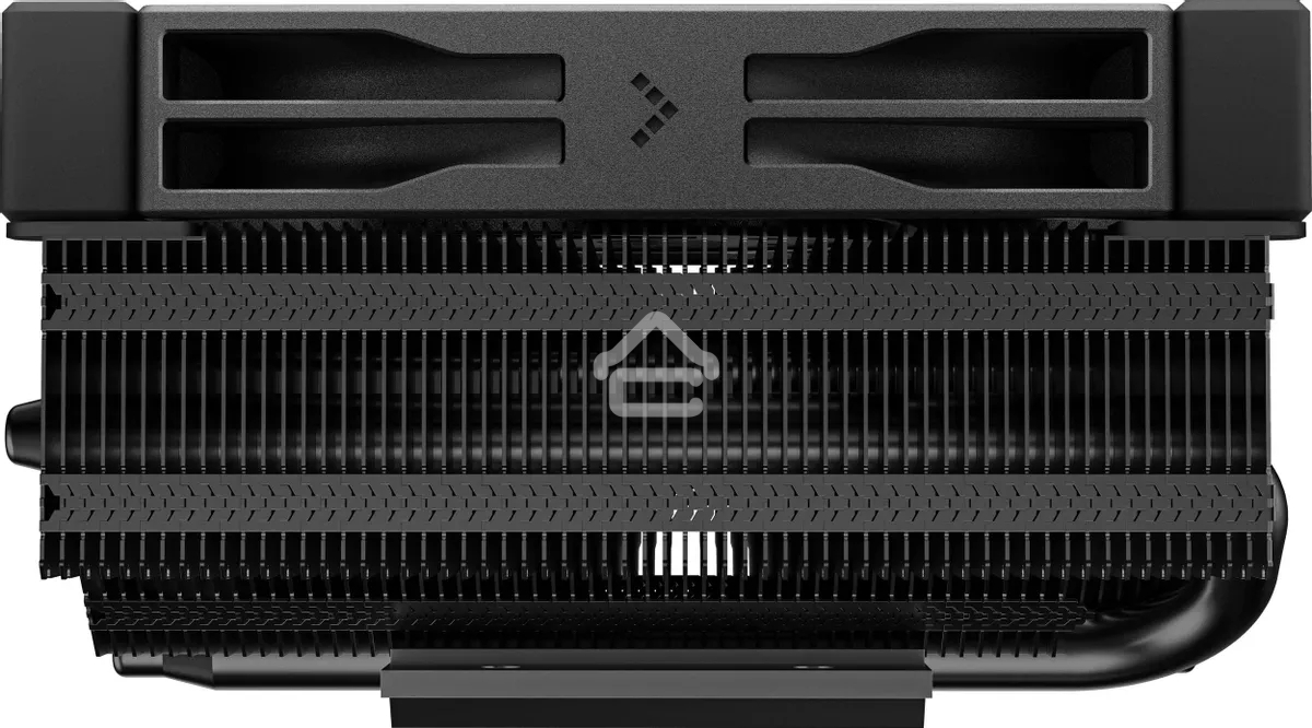Кулер для процессора DEEPCOOL AN400 черный, 92 мм, алюминий/медь, 2950 об/мин, 23.2 дБ, 4 pin, 150 Вт, 52.5 мм