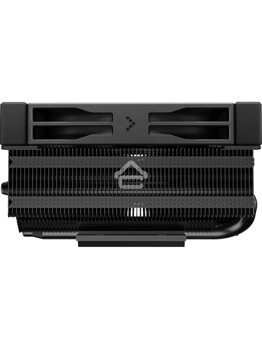 Кулер для процессора DEEPCOOL AN400 черный, 92 мм, алюминий/медь, 2950 об/мин, 23.2 дБ, 4 pin, 150 Вт, 52.5 мм