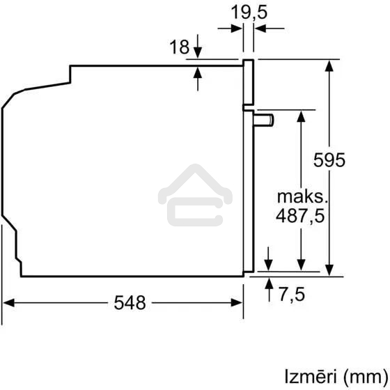 Встраиваемый духовой шкаф электрический Bosch HBG7721B1 черный