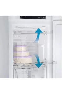 Морозильная камера Indesit DFZ 4150 белый, 204л, 6 ящиков