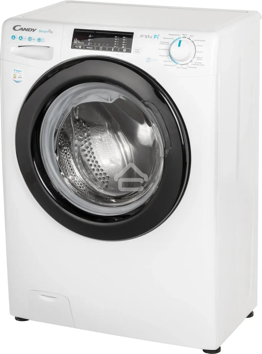 Стиральная машина Candy Smart Pro CSO34 106TB1/2-07 белый, загрузка фронтальная 6 кг, 1000 об/мин., класс: А