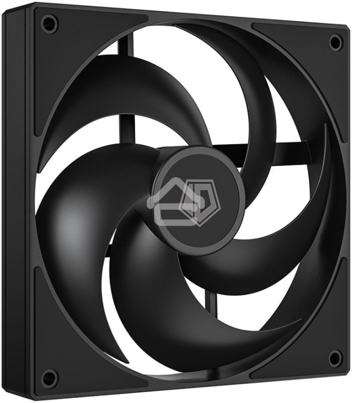 Вентилятор для корпуса ID-Cooling AS-140-K черный, 140 мм, 1800 об/мин, 24.9 дБ, 4 pin