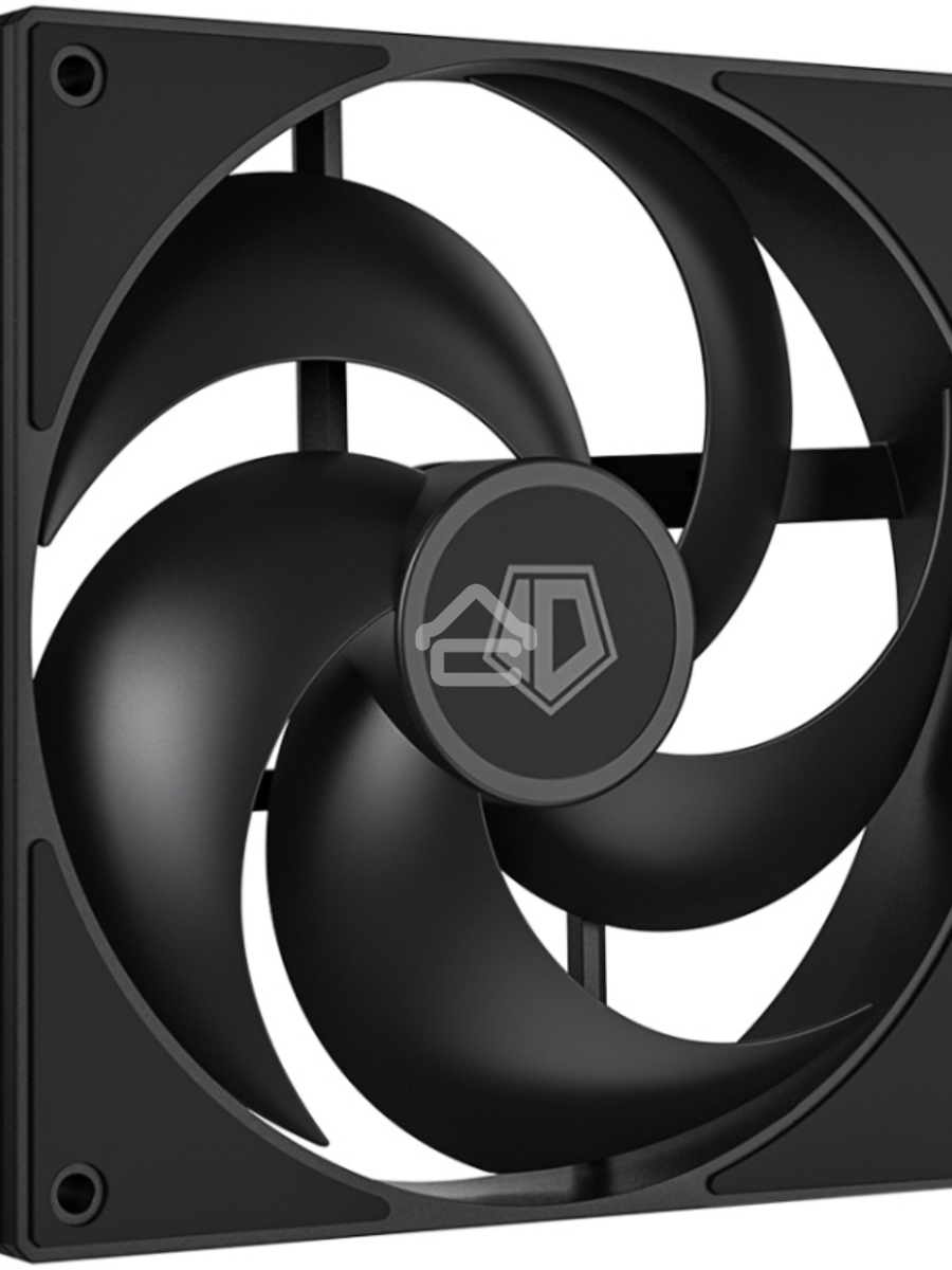 Вентилятор для корпуса ID-Cooling AS-140-K черный, 140 мм, 1800 об/мин, 24.9 дБ, 4 pin