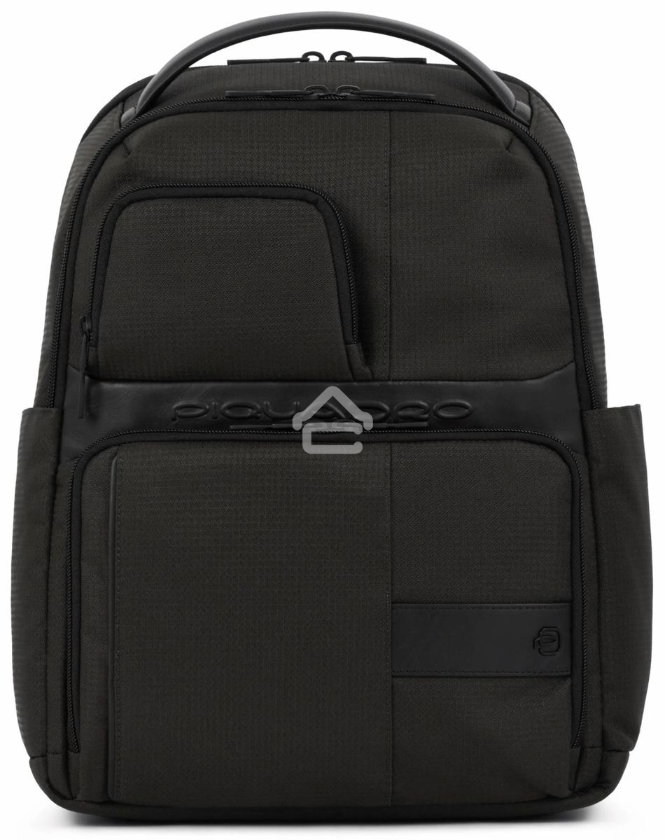 Рюкзак мужской Piquadro Wollem CA6238W129/N черный полиэстер/натур.кожа