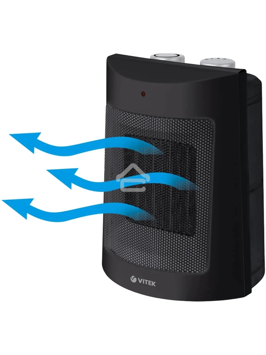 Тепловентилятор Vitek Midnight VT-2064 1800Вт черный