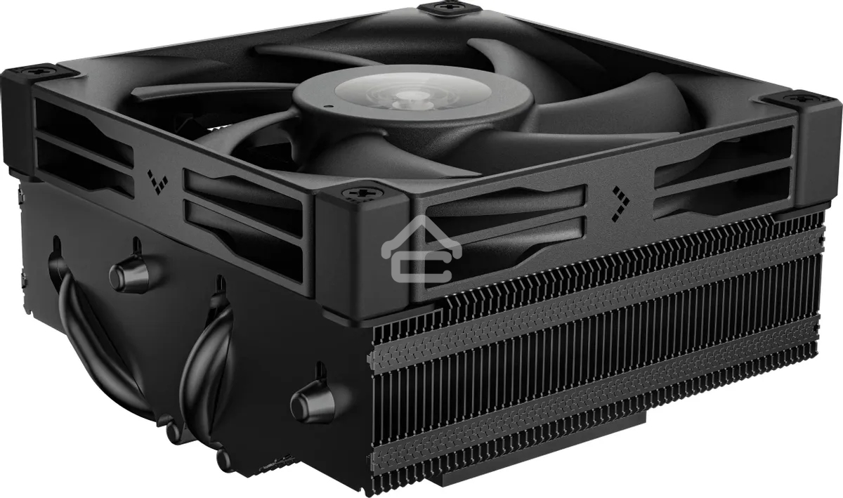 Кулер для процессора DEEPCOOL AN400 черный, 92 мм, алюминий/медь, 2950 об/мин, 23.2 дБ, 4 pin, 150 Вт, 52.5 мм