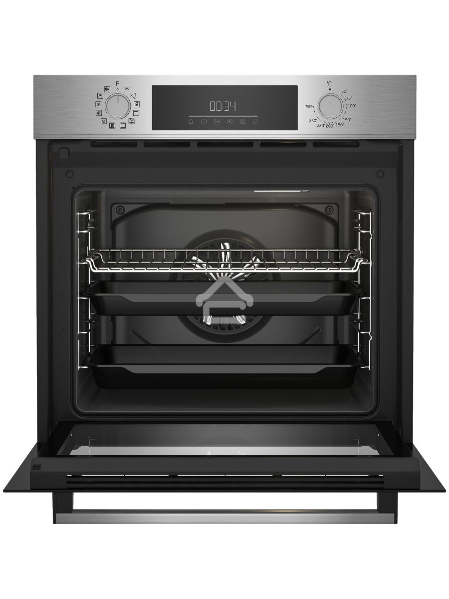 Духовой шкаф электрический Beko BBIM12301X нержавеющая сталь/черный