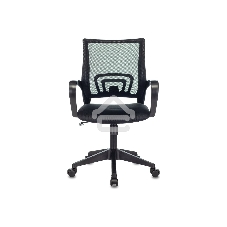 Кресло офисное Бюрократ CH-695N черный, эко.кожа, крестов. пластик