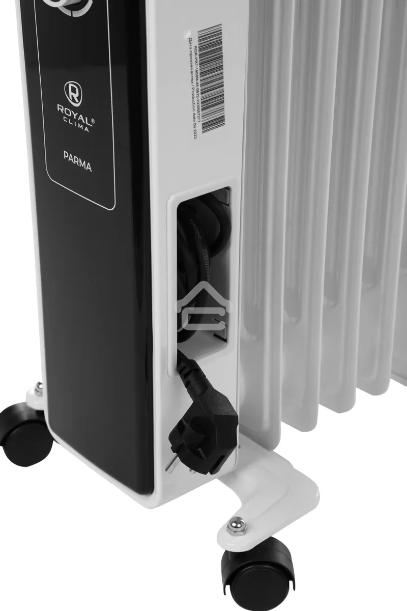 Радиатор масляный Royal Clima PARMA ROR-PR7-1500M 1500Вт белый/черный